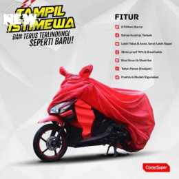 Sarung Motor Cover Super Warna Hijau Stabilo